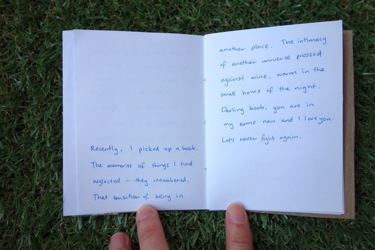 "The intimacy of another universe pressed against mine, warm in the small hours of the night."