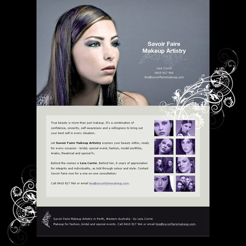 landing page screenshot