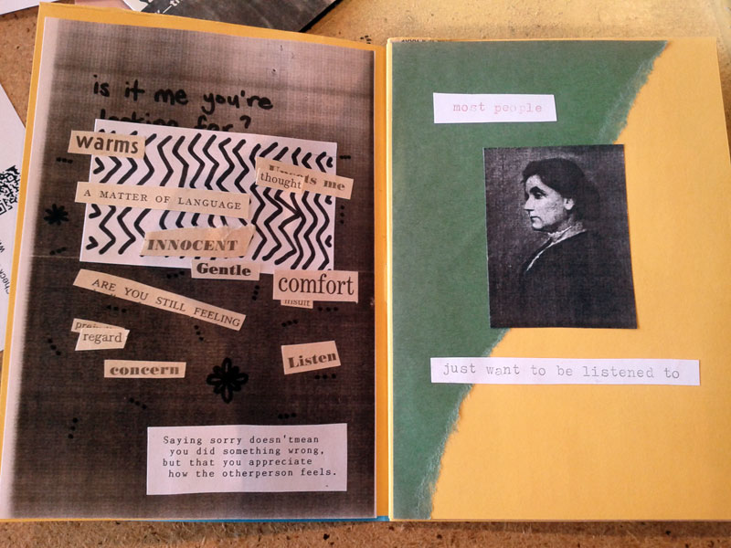 saying sorry doesn't mean you did something wrong, but that you appreciate how the other person feels / most people just want to be listened to