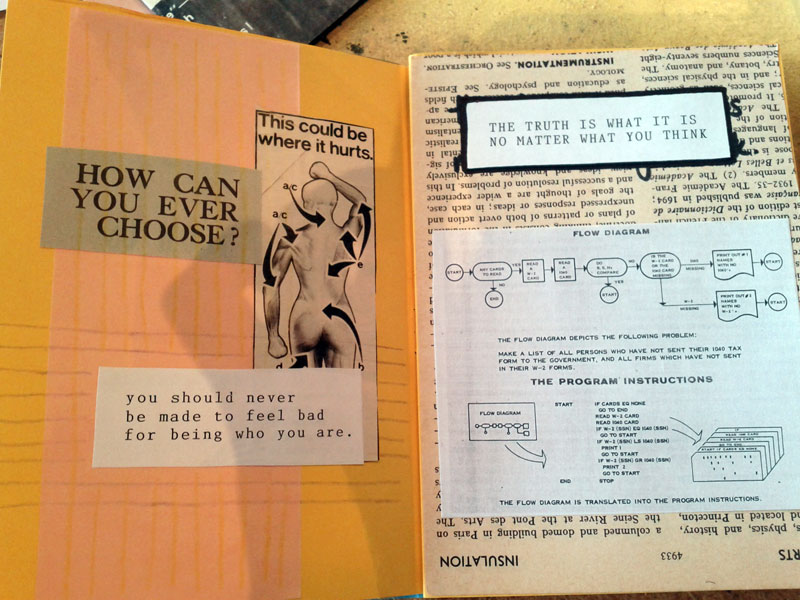 you should never be made to feel bad for being who you are / the truth is what it is no matter what you think