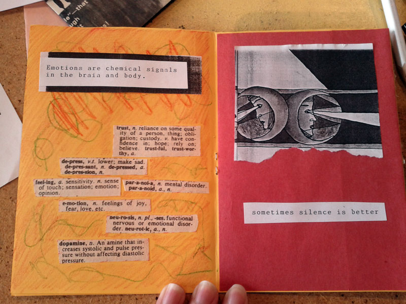 emotions are chemical signals in the brain and body / sometimes silence is better