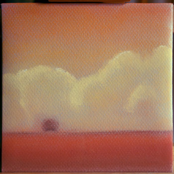 fan art for The Martian: Watney's rover driving through dust, c. 2015