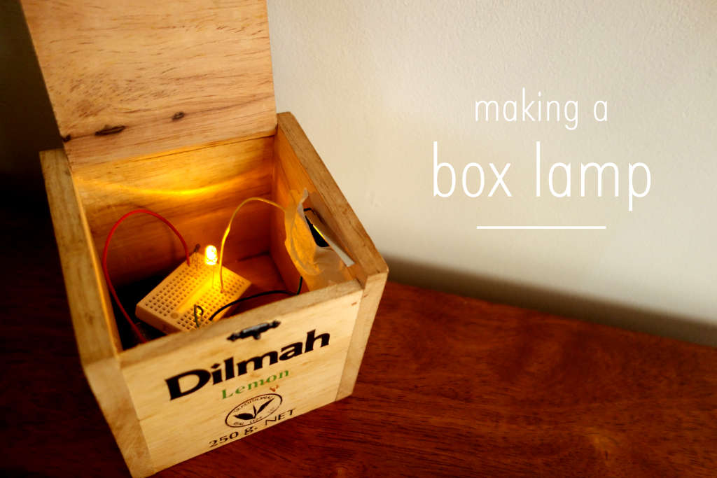 making a box lamp